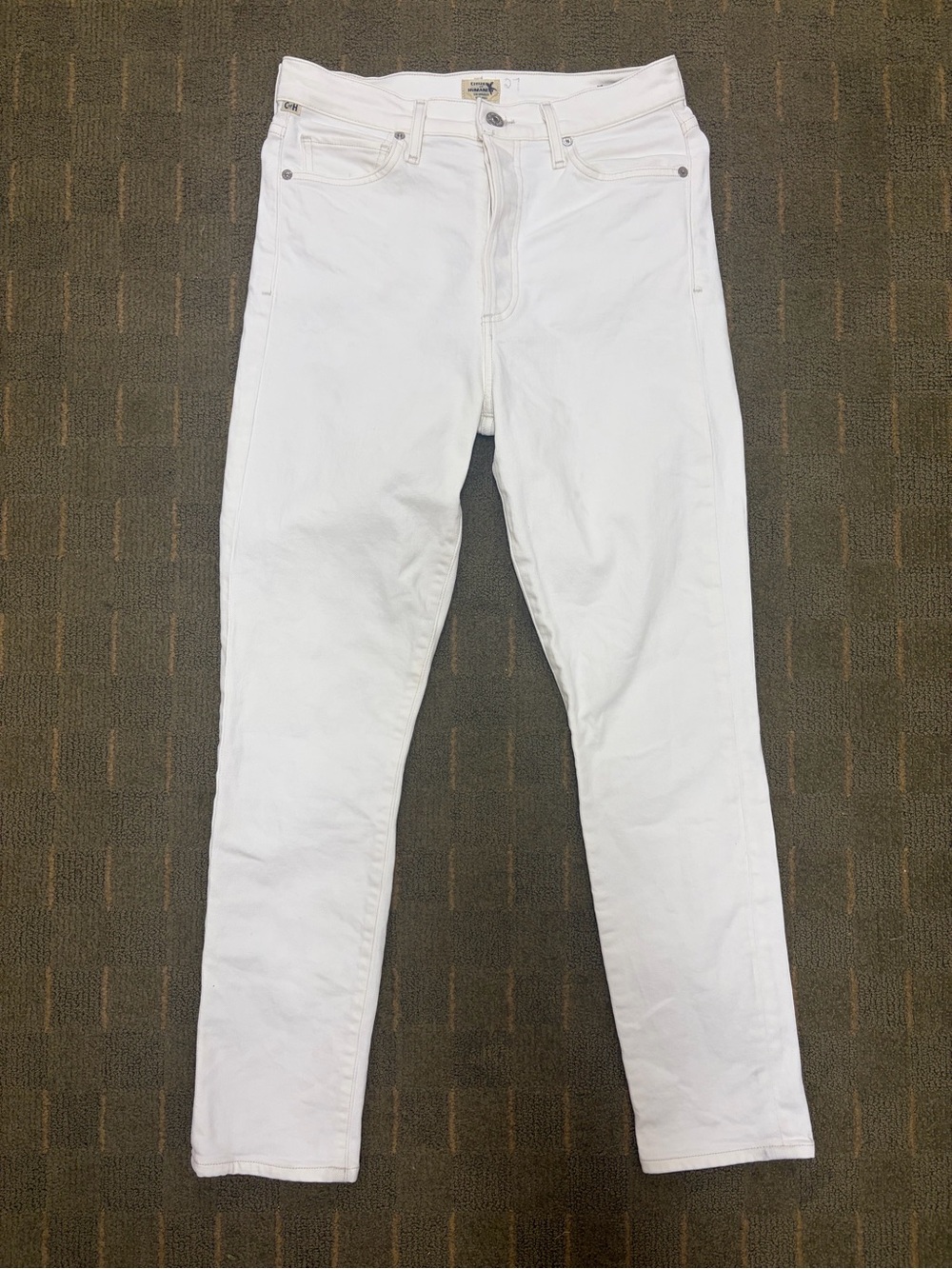 Citizens Of Humanity White Skinny Jeans